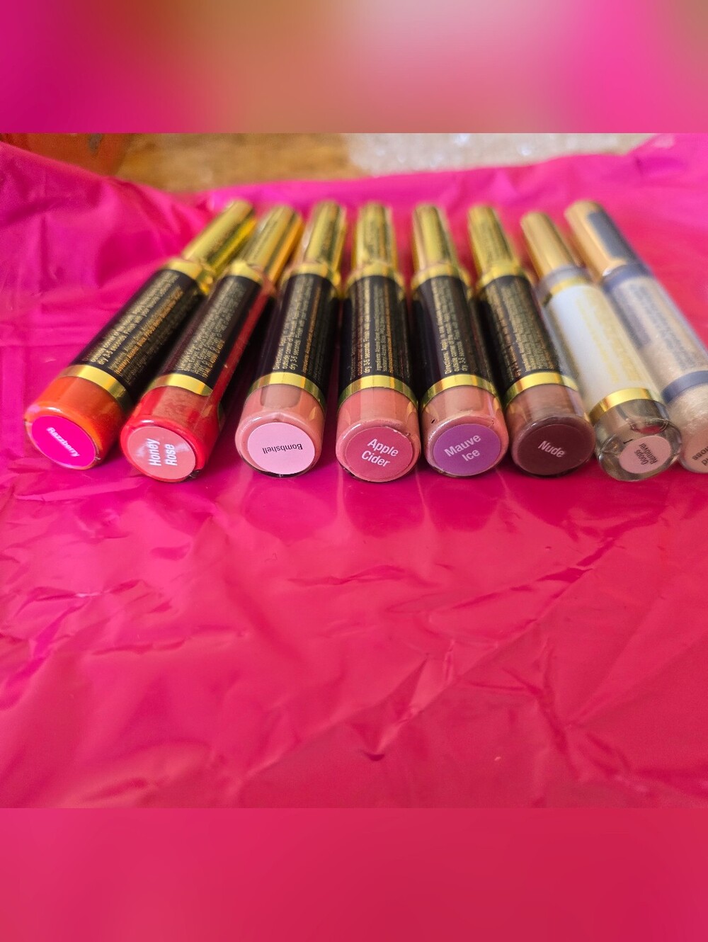 Senegence Lipsense Lip Bundle: Pink & Nude Shades, Gloss & Remover. New, Sealed